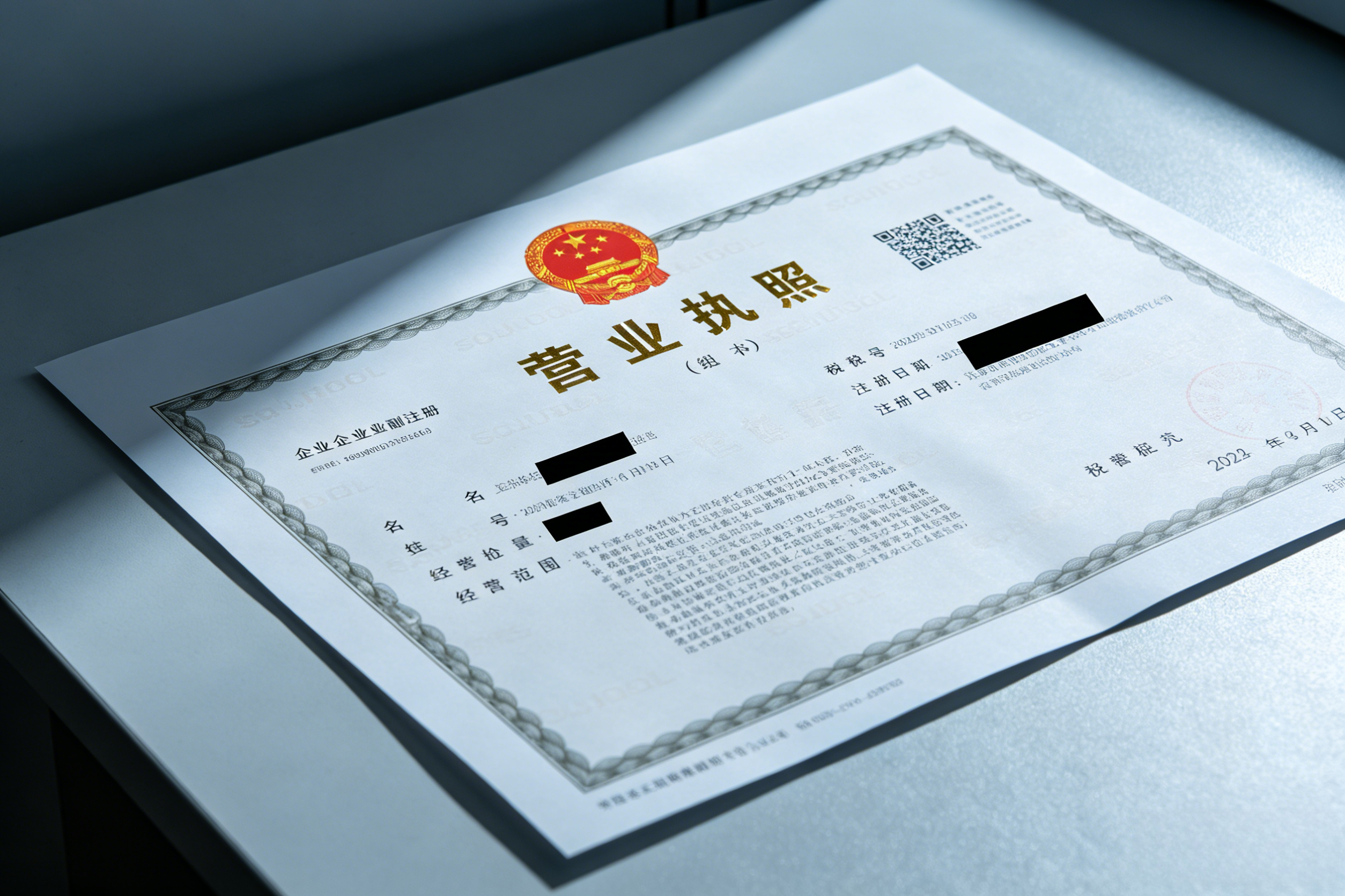 公司注册执照